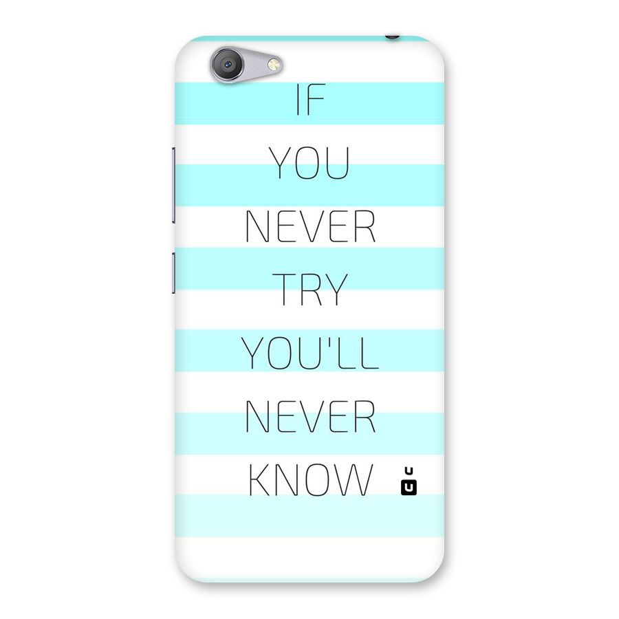 Try Know Back Case for Vivo Y53