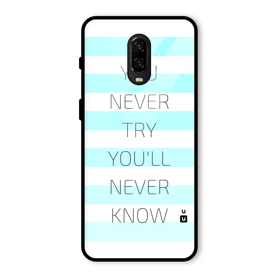 Try Know Glass Back Case for OnePlus 6T