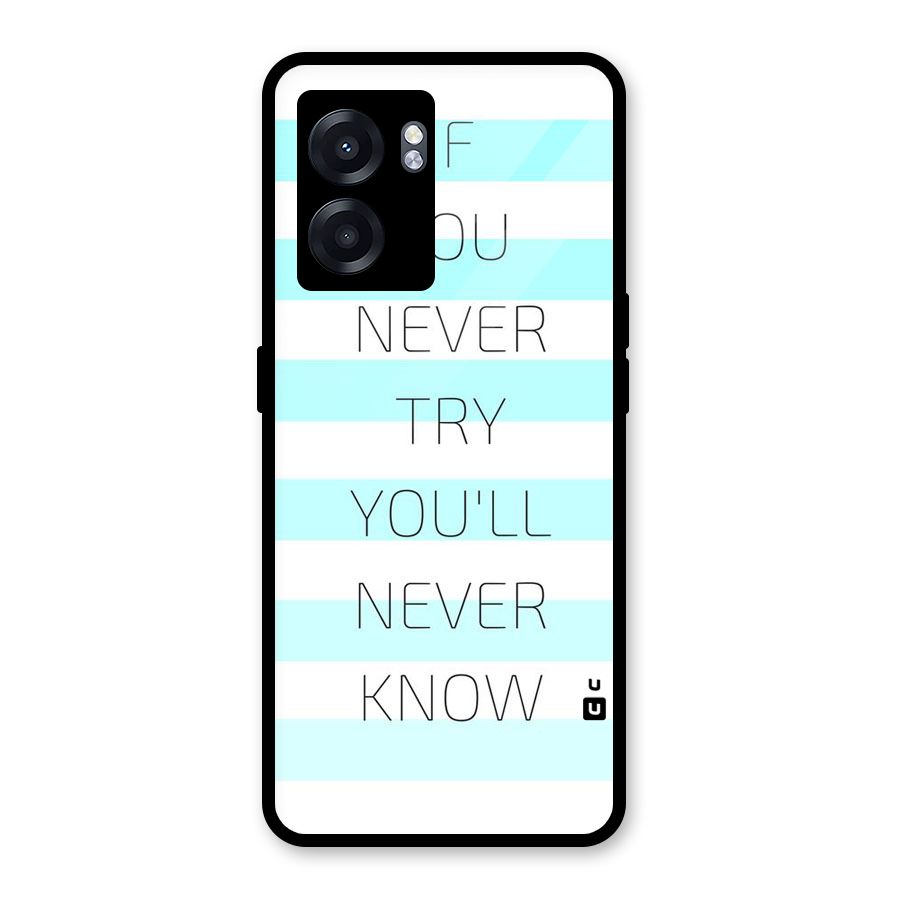Try Know Glass Back Case for Realme Narzo 50 5G