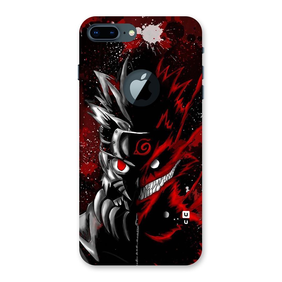 Two Face Naruto Back Case for iPhone 7 Plus Logo Cut