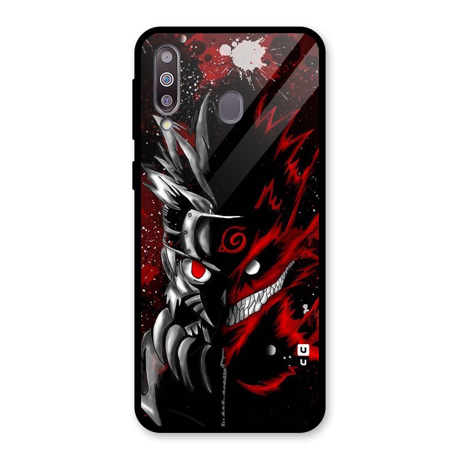 Two Face Naruto Glass Back Case for Galaxy M30