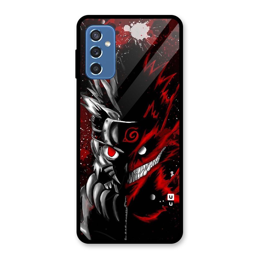 Two Face Naruto Glass Back Case for Galaxy M52 5G