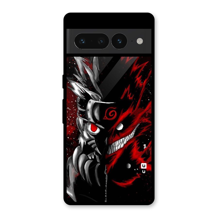 Two Face Naruto Glass Back Case for Google Pixel 7 Pro