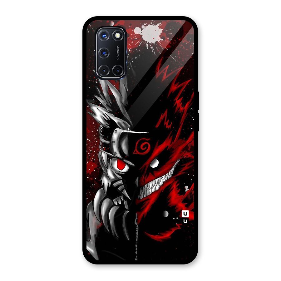 Two Face Naruto Glass Back Case for Oppo A52