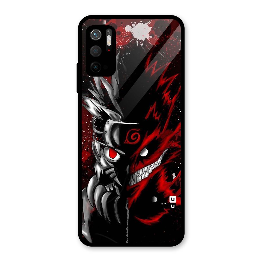 Two Face Naruto Glass Back Case for Poco M3 Pro 5G