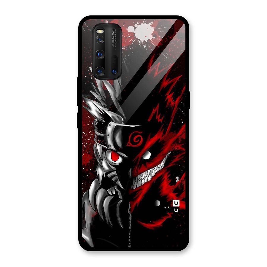 Two Face Naruto Glass Back Case for Vivo iQOO 3