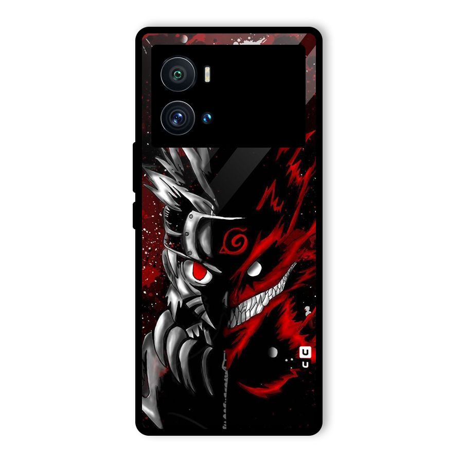 Two Face Naruto Glass Back Case for Vivo iQOO 9 Pro