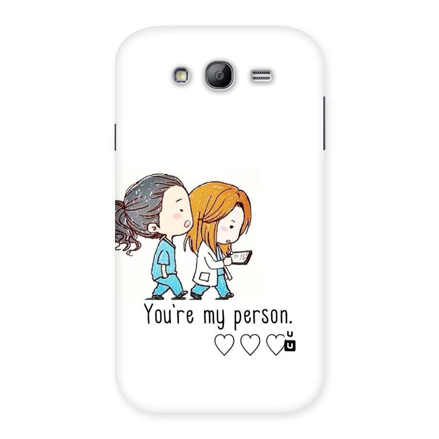 Two Friends In Coat Back Case for Galaxy Grand