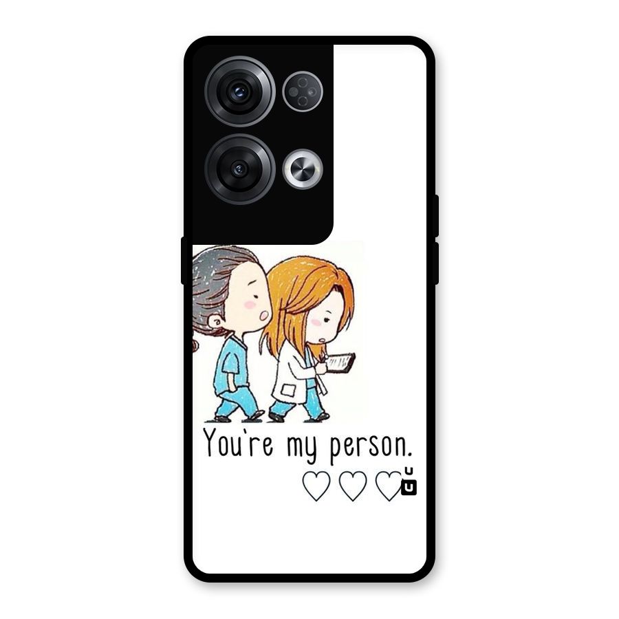 Two Friends In Coat Glass Back Case for Oppo Reno8 Pro 5G