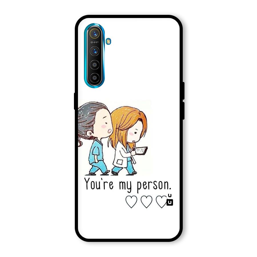 Two Friends In Coat Glass Back Case for Realme X2