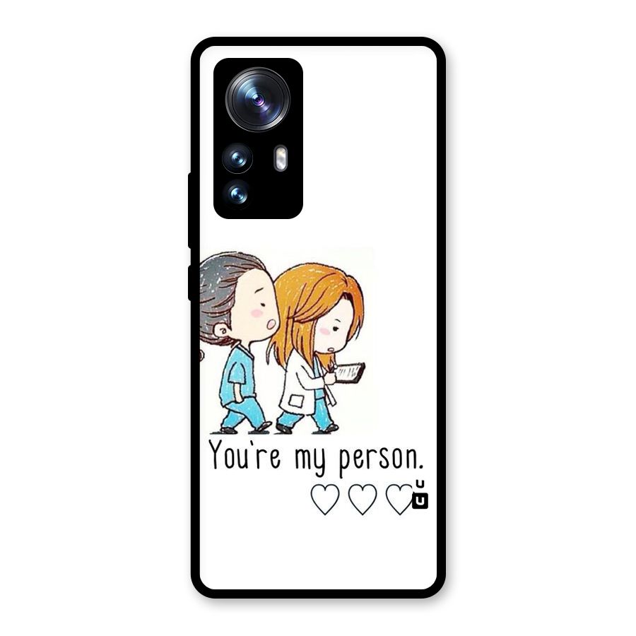 Two Friends In Coat Glass Back Case for Xiaomi 12 Pro