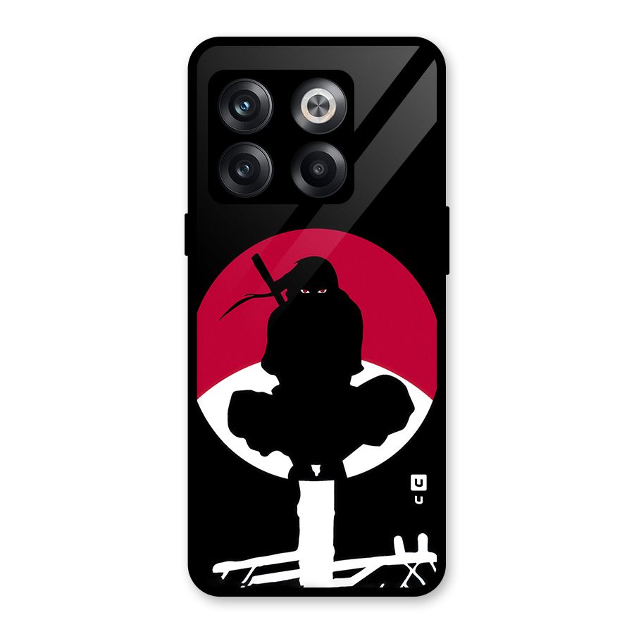 Uchiha Itachi Minimalist Glass Back Case for OnePlus 10T