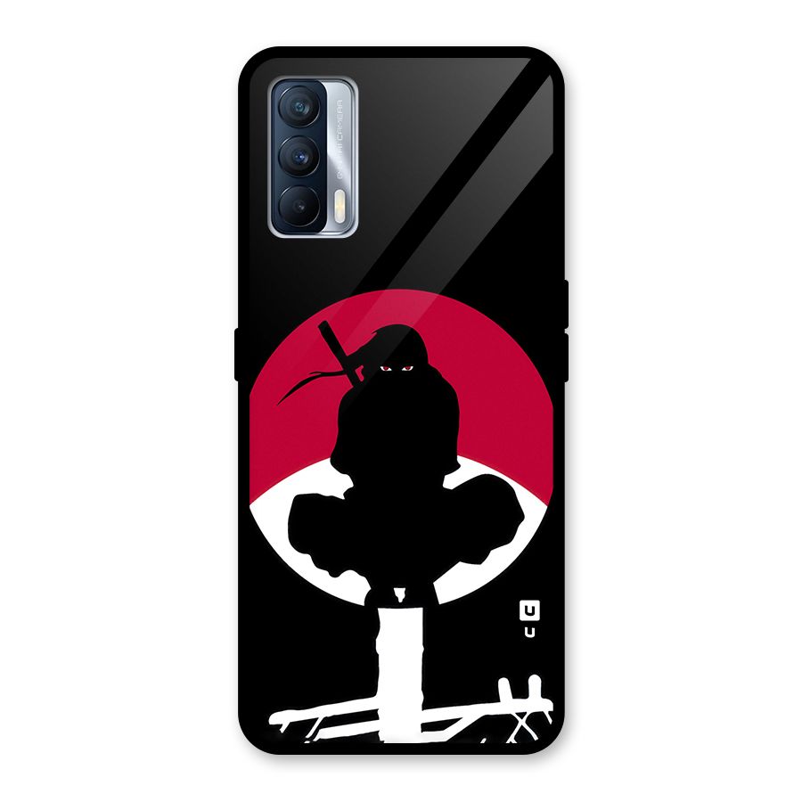 Uchiha Itachi Minimalist Glass Back Case for Realme X7