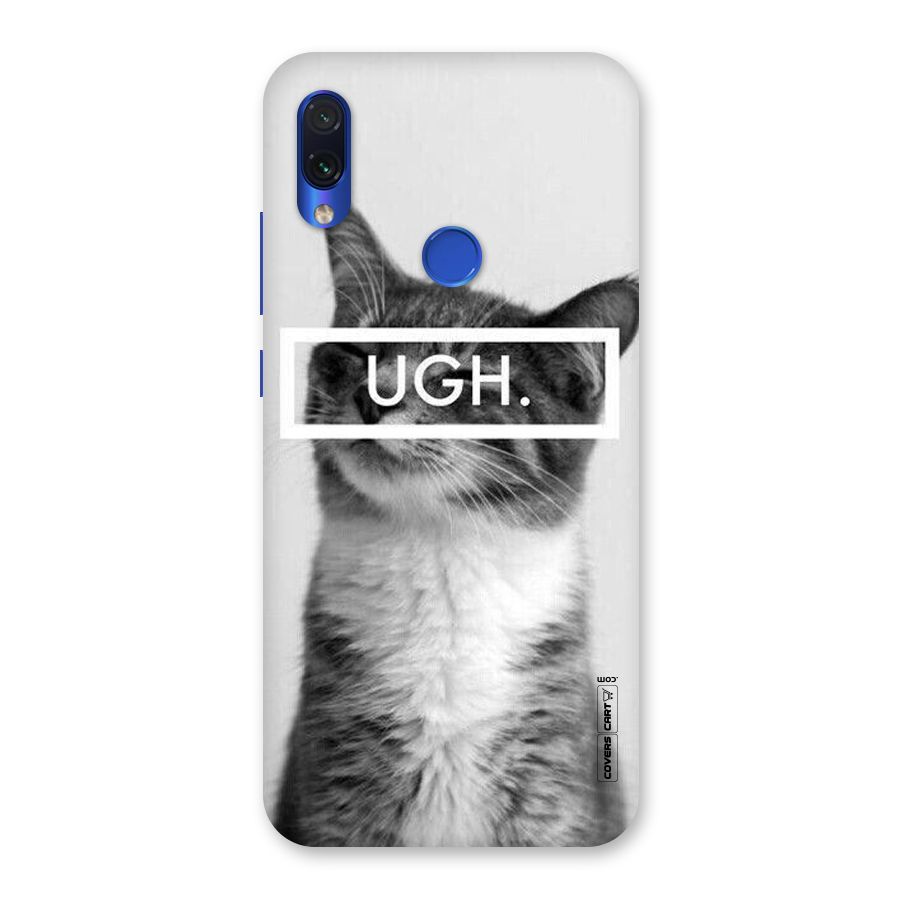 Ugh Kitty Back Case for Redmi Note 7