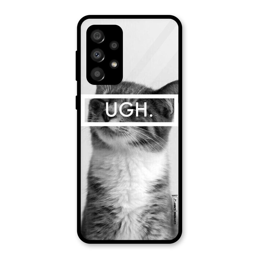 Ugh Kitty Glass Back Case for Galaxy A32