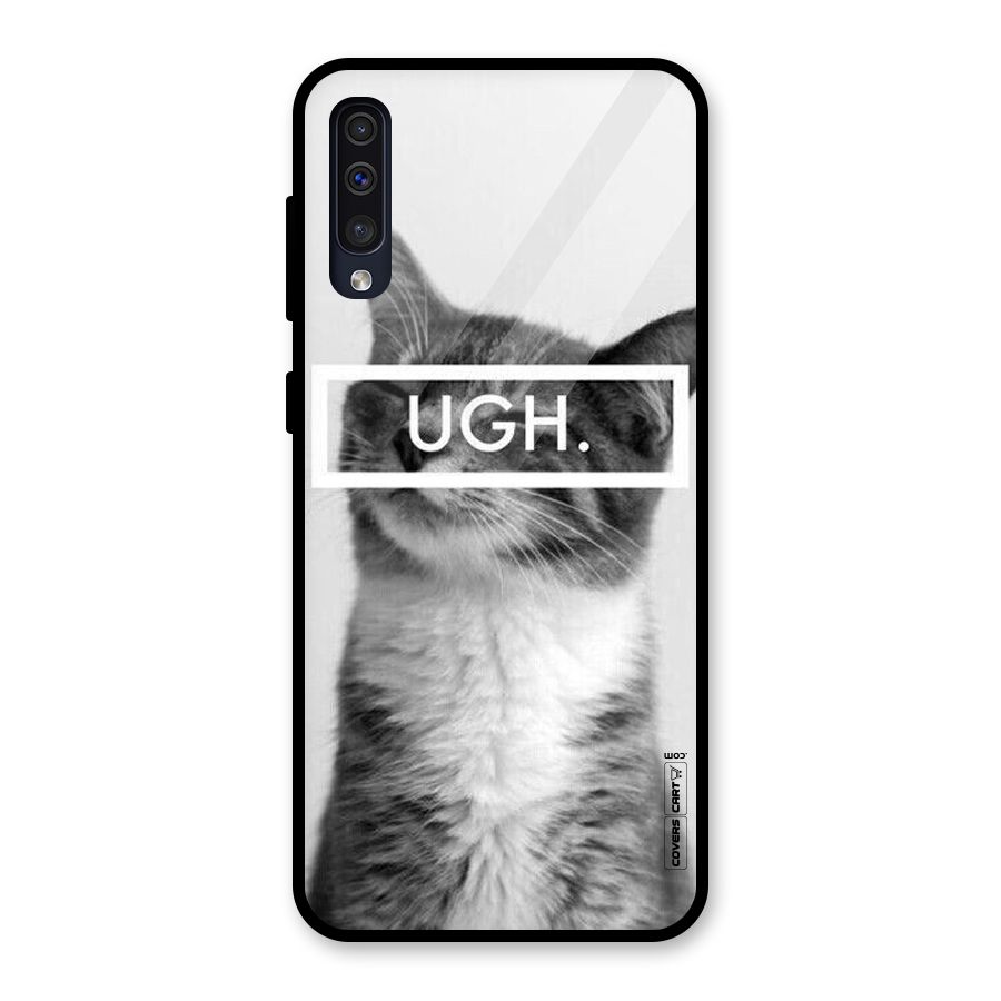Ugh Kitty Glass Back Case for Galaxy A50
