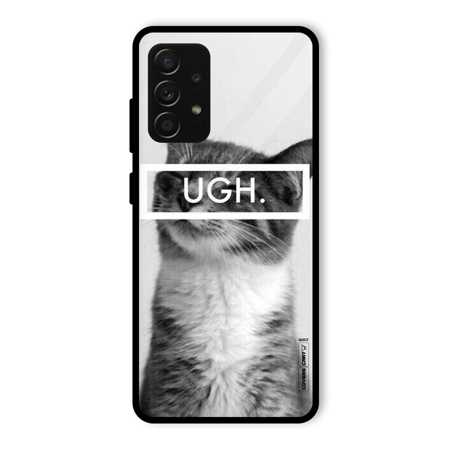 Ugh Kitty Glass Back Case for Galaxy A53 5G