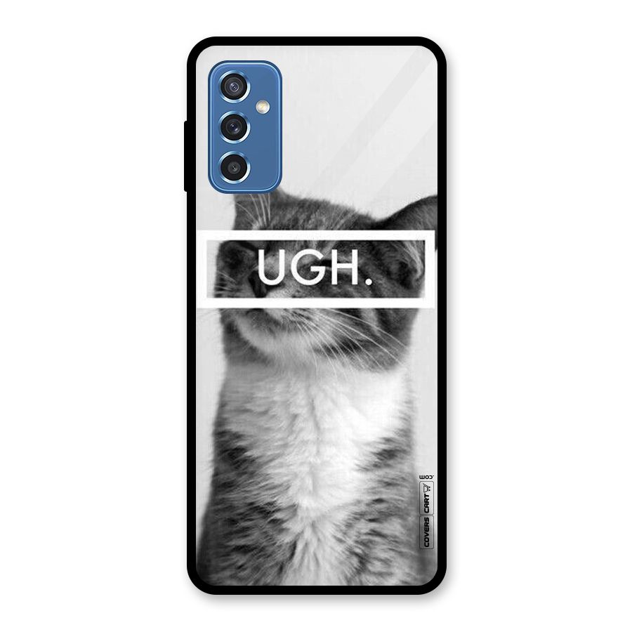 Ugh Kitty Glass Back Case for Galaxy M52 5G