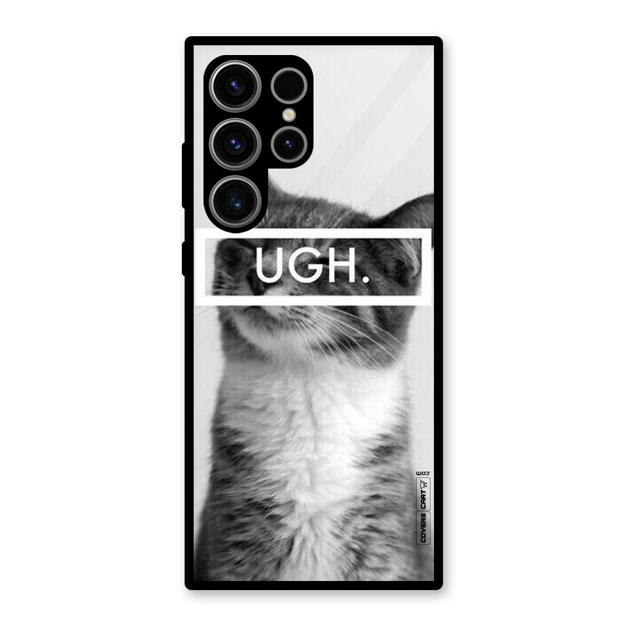 Ugh Kitty Glass Back Case for Galaxy S23 Ultra