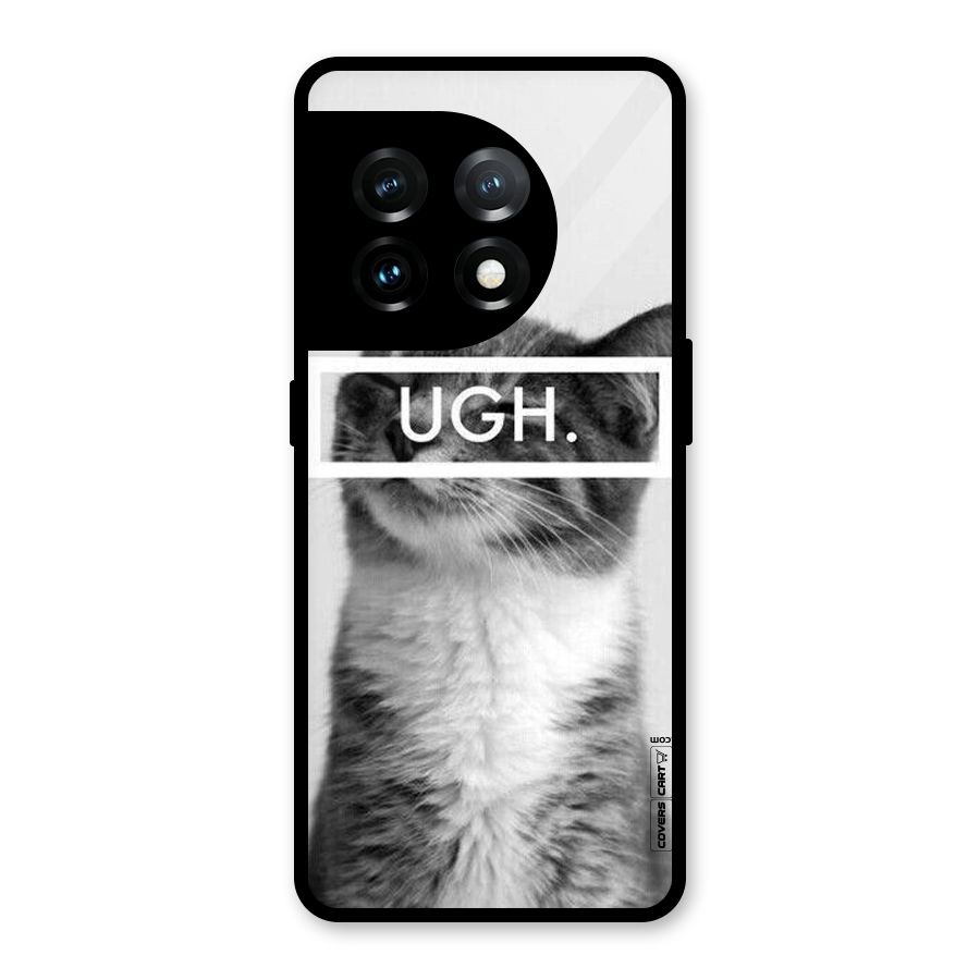 Ugh Kitty Glass Back Case for OnePlus 11