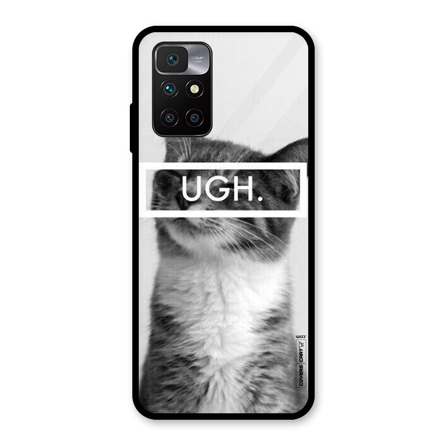 Ugh Kitty Glass Back Case for Redmi 10 Prime