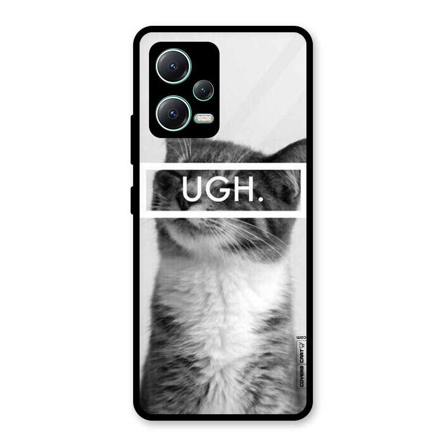 Ugh Kitty Glass Back Case for Redmi Note 12 5G