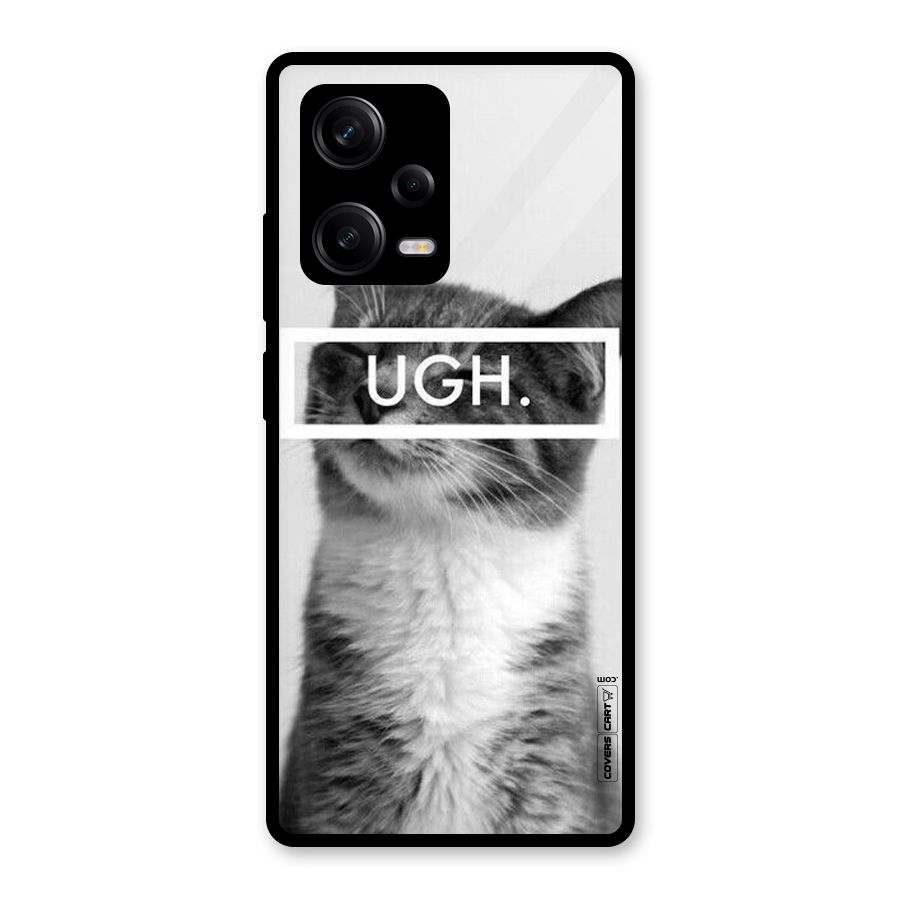 Ugh Kitty Glass Back Case for Redmi Note 12 Pro