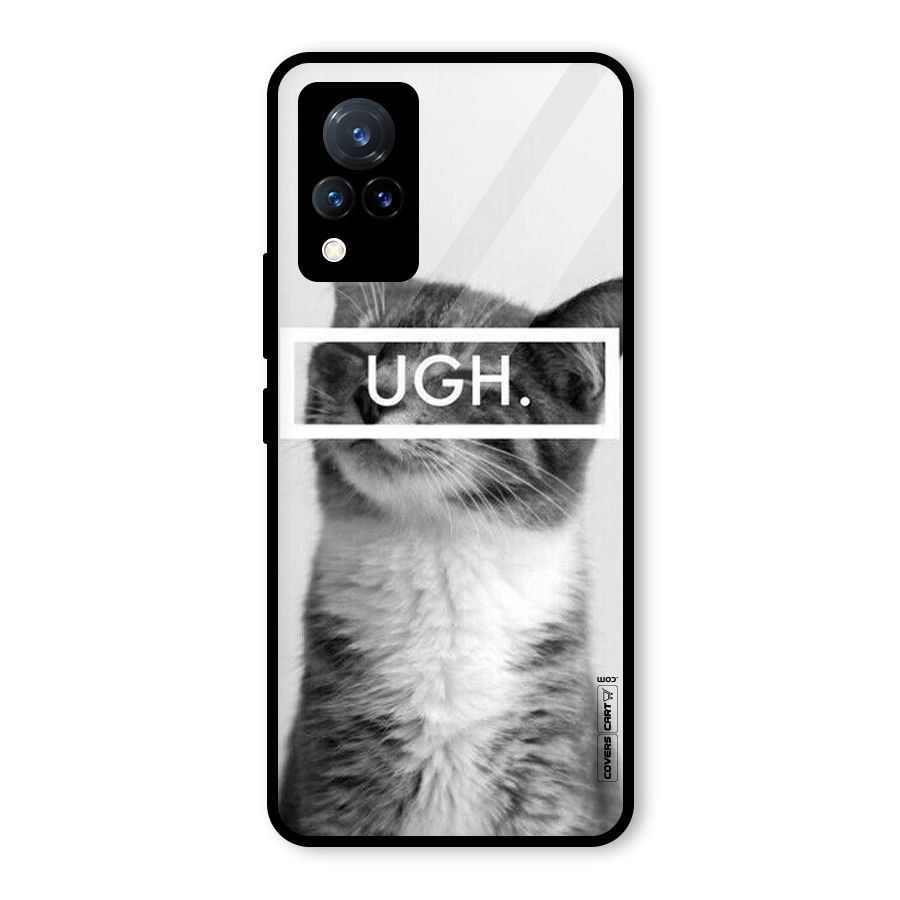Ugh Kitty Glass Back Case for Vivo V21 5G