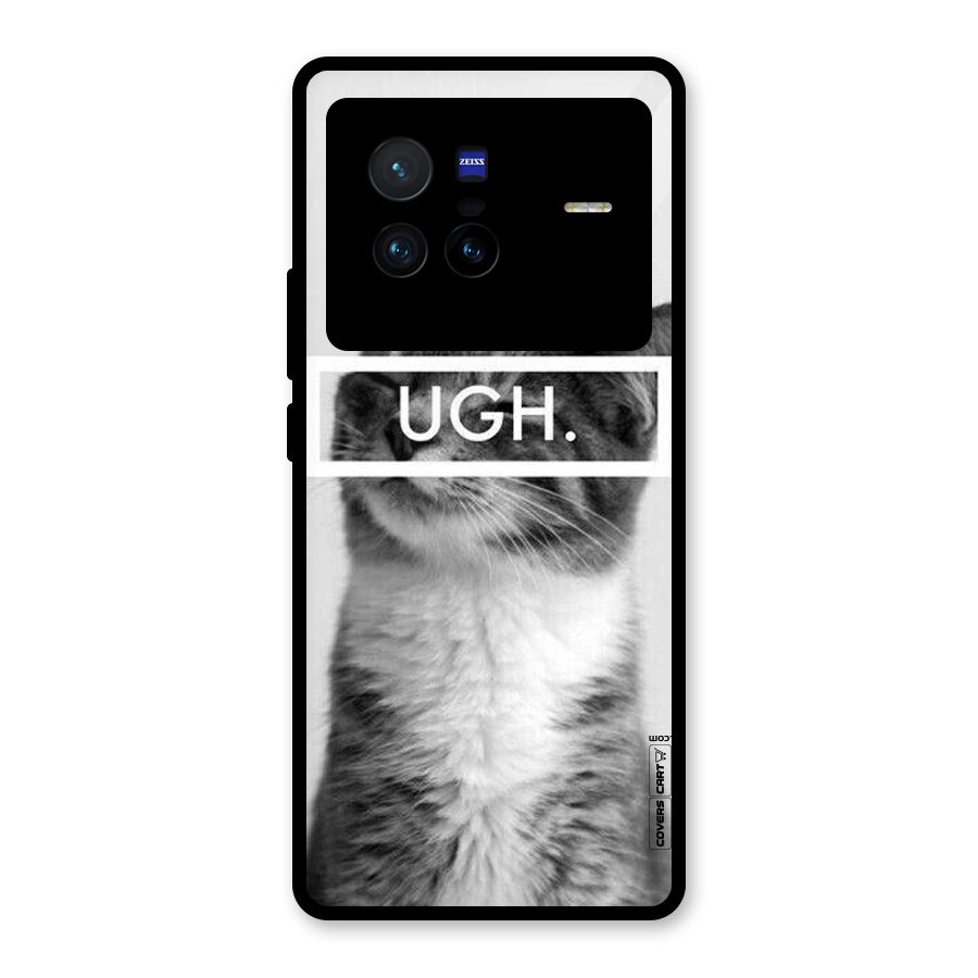 Ugh Kitty Glass Back Case for Vivo X80