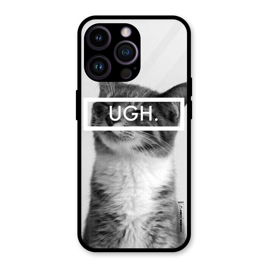 Ugh Kitty Glass Back Case for iPhone 14 Pro Max