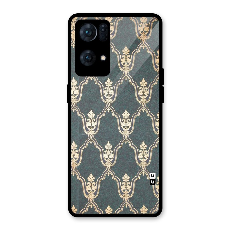 Ultra Beauty Pattern Glass Back Case for Oppo Reno7 Pro 5G