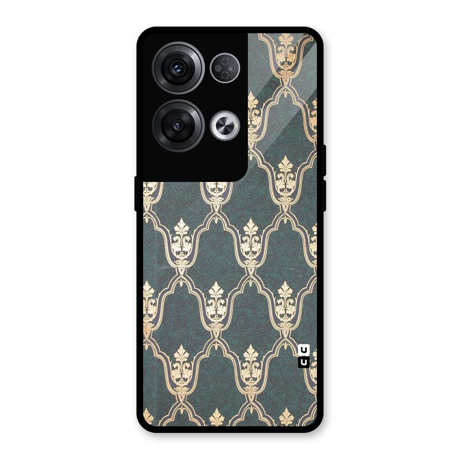 Ultra Beauty Pattern Glass Back Case for Oppo Reno8 Pro 5G