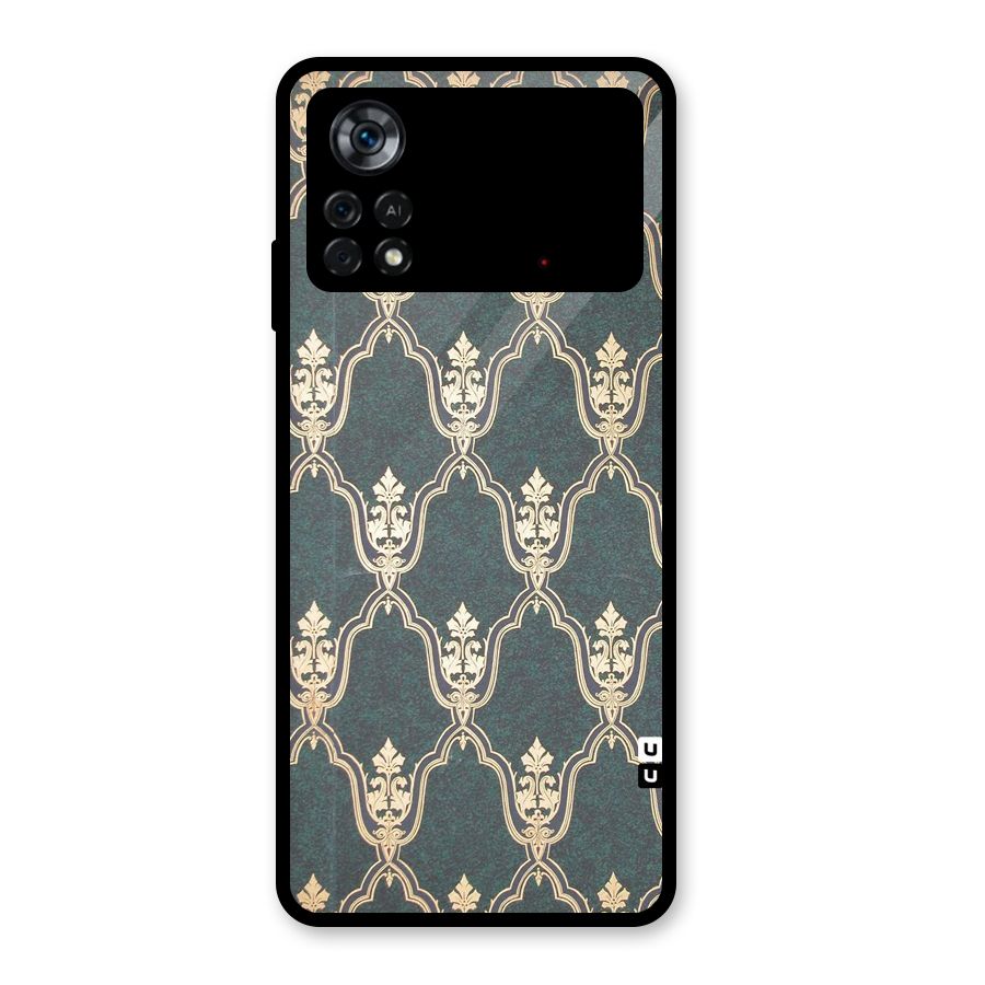 Ultra Beauty Pattern Glass Back Case for Poco X4 Pro 5G