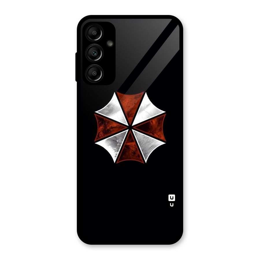 Umbrella Design Glass Back Case for Galaxy A14 5G