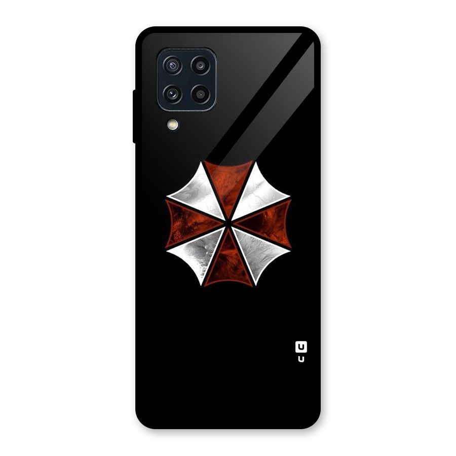 Umbrella Design Glass Back Case for Galaxy M32