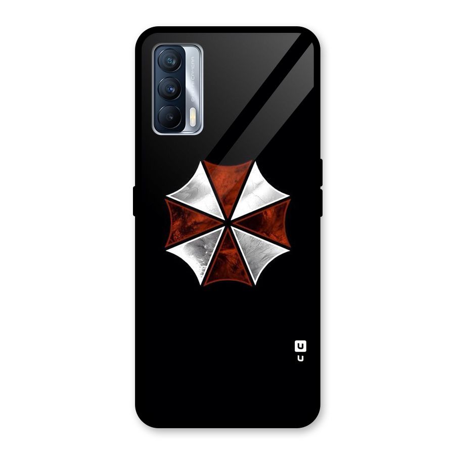 Umbrella Design Glass Back Case for Realme X7