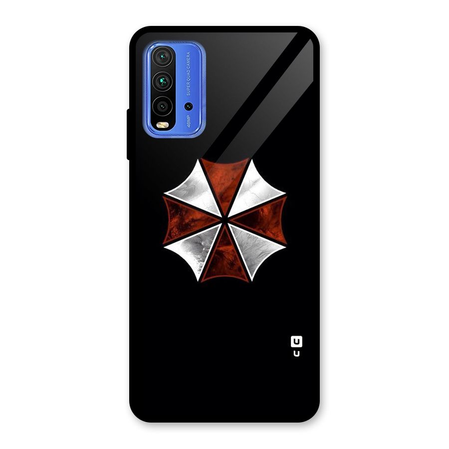 Umbrella Design Glass Back Case for Redmi 9 Power