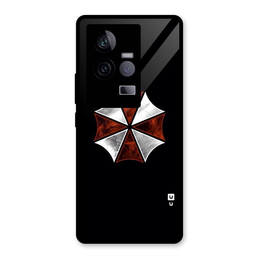 Umbrella Design Glass Back Case for Vivo iQOO 11 5G