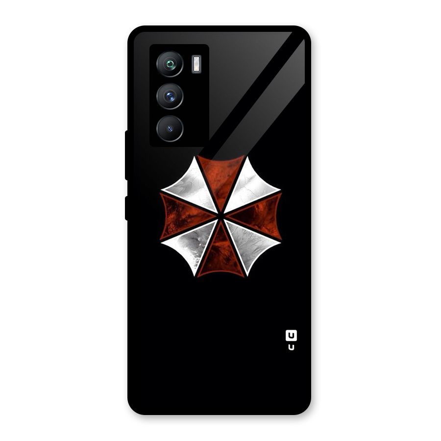 Umbrella Design Glass Back Case for Vivo iQOO 9 SE