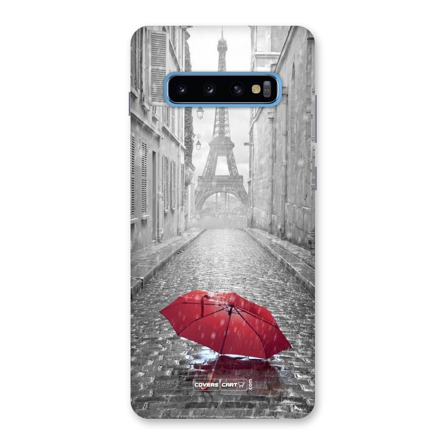 Umbrella Paris Back Case for Galaxy S10 Plus