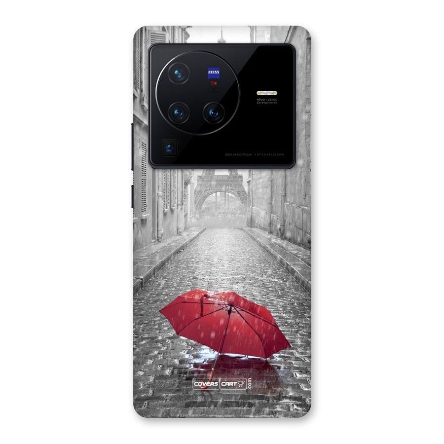 Umbrella Paris Back Case for Vivo X80 Pro