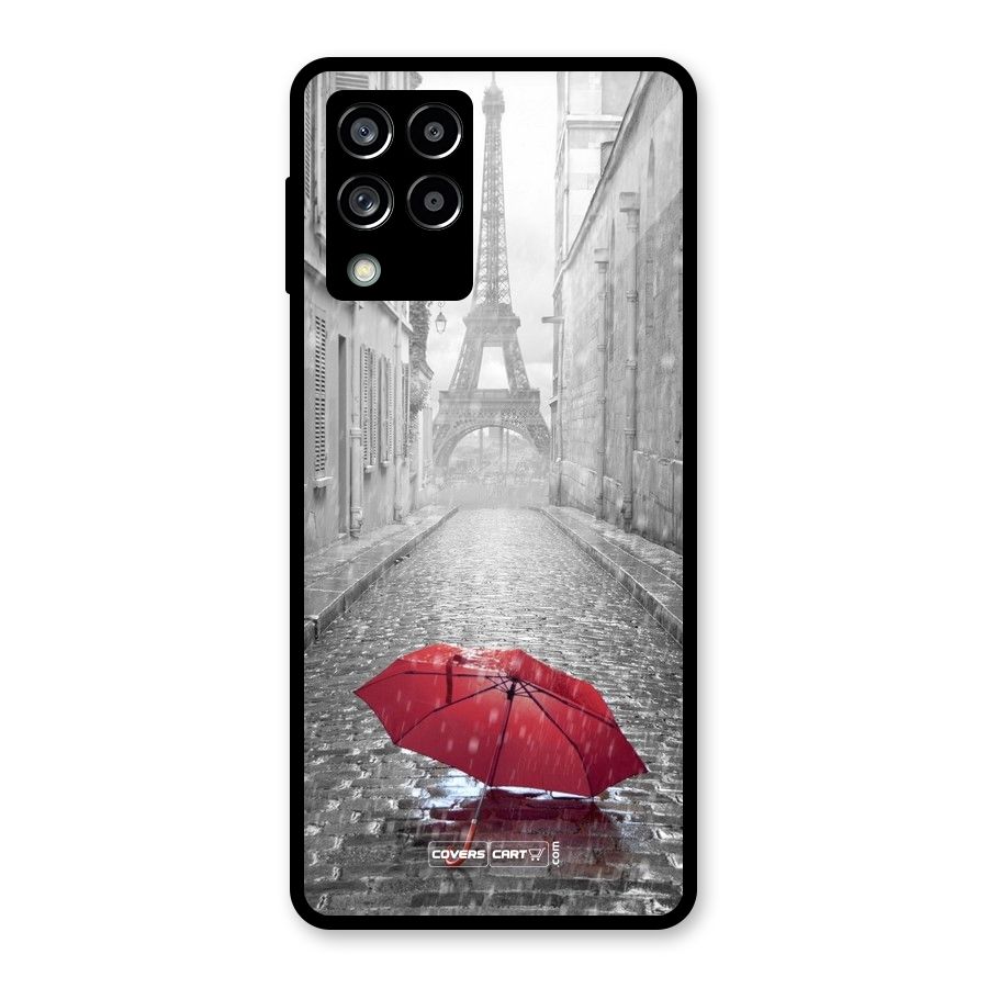 Umbrella Paris Glass Back Case for Galaxy M53 5G