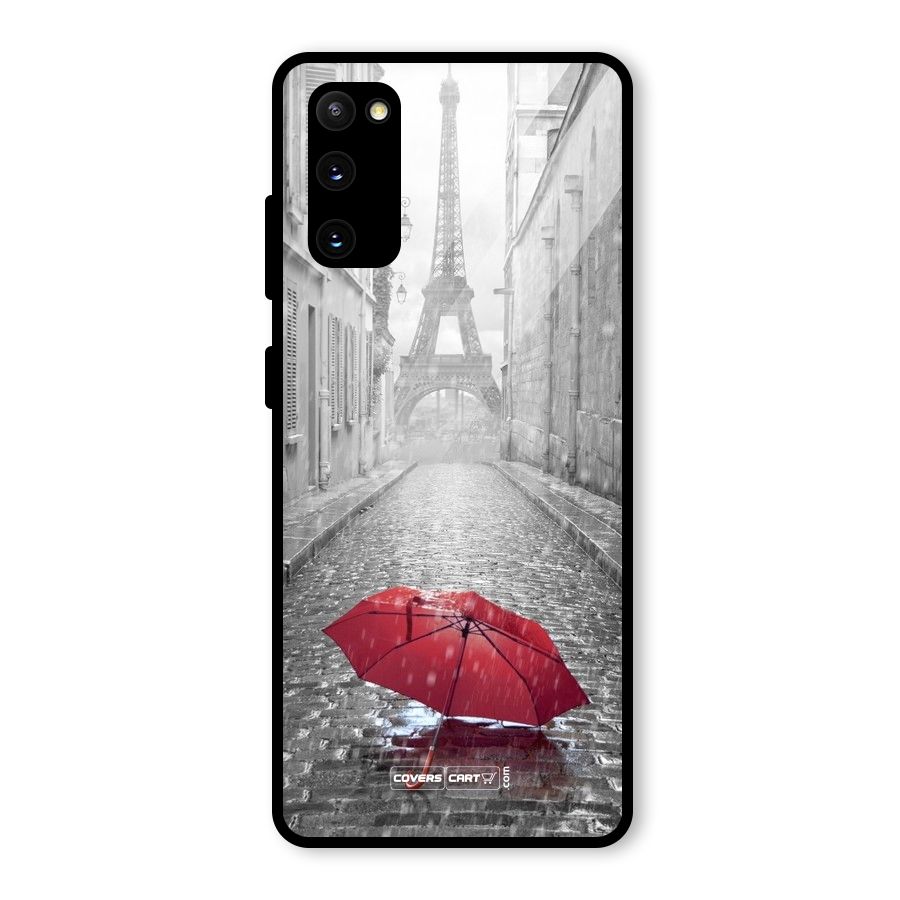 Umbrella Paris Glass Back Case for Galaxy S20 FE 5G