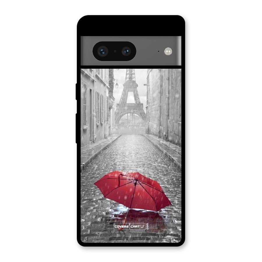 Umbrella Paris Glass Back Case for Google Pixel 7