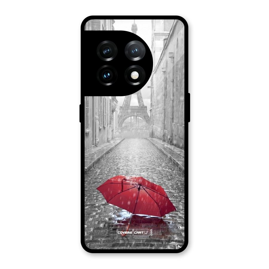 Umbrella Paris Glass Back Case for OnePlus 11