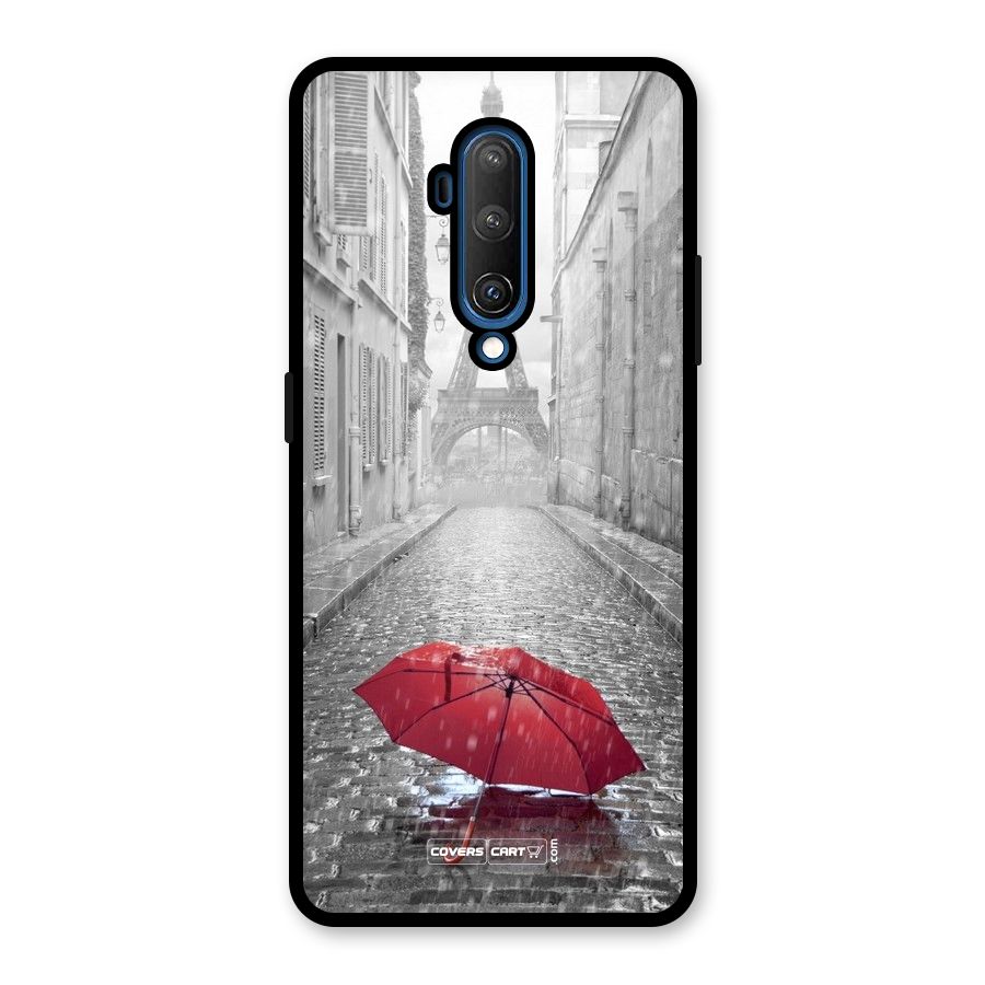 Umbrella Paris Glass Back Case for OnePlus 7T Pro