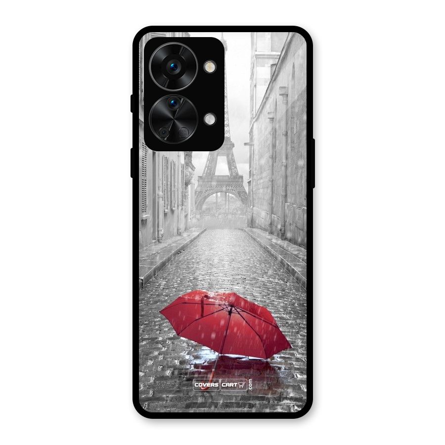 Umbrella Paris Glass Back Case for OnePlus Nord 2T