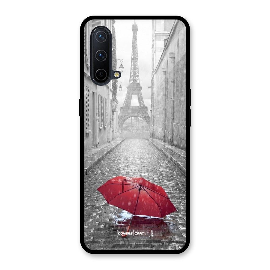 Umbrella Paris Glass Back Case for OnePlus Nord CE 5G