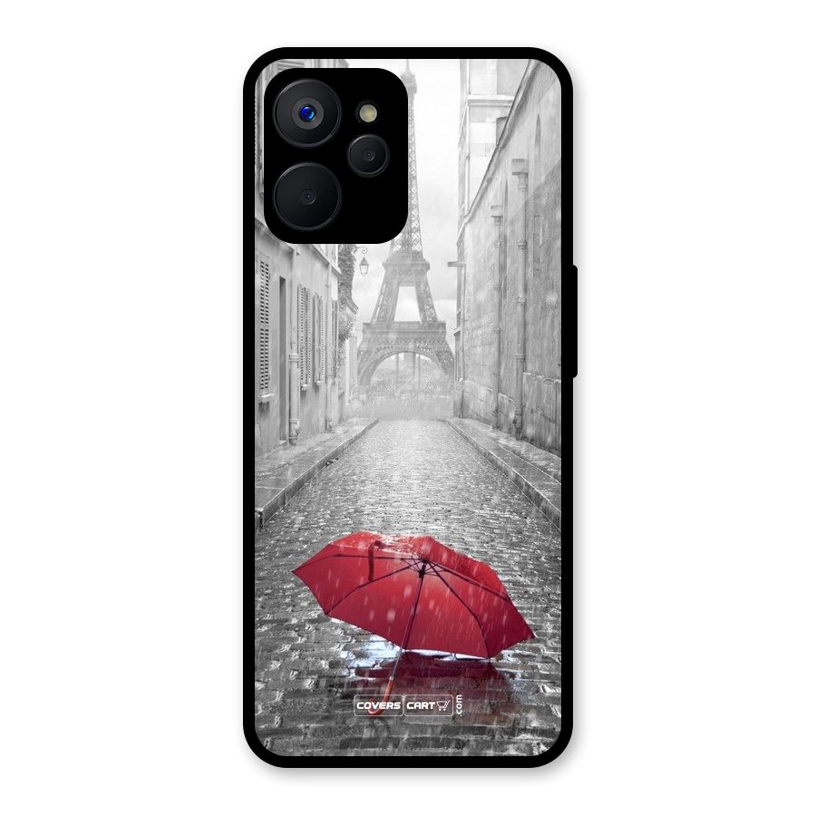 Umbrella Paris Glass Back Case for Realme 9i 5G