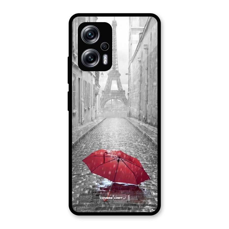 Umbrella Paris Glass Back Case for Redmi K50i